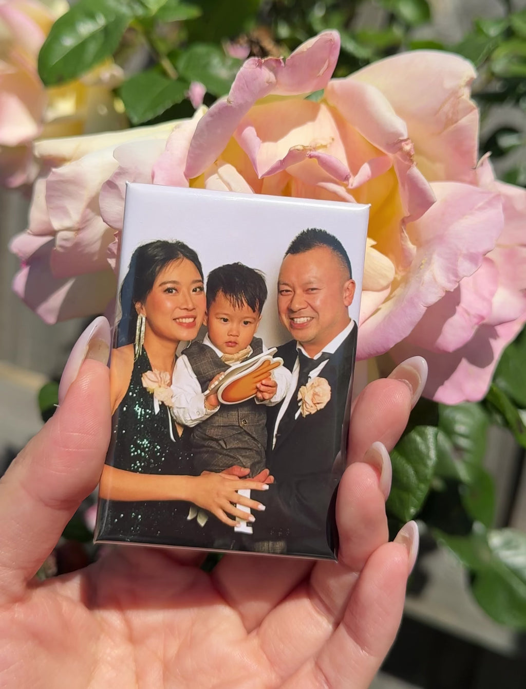 Love Rectangle | Custom Photo Magnet – 5,4x7,8cm